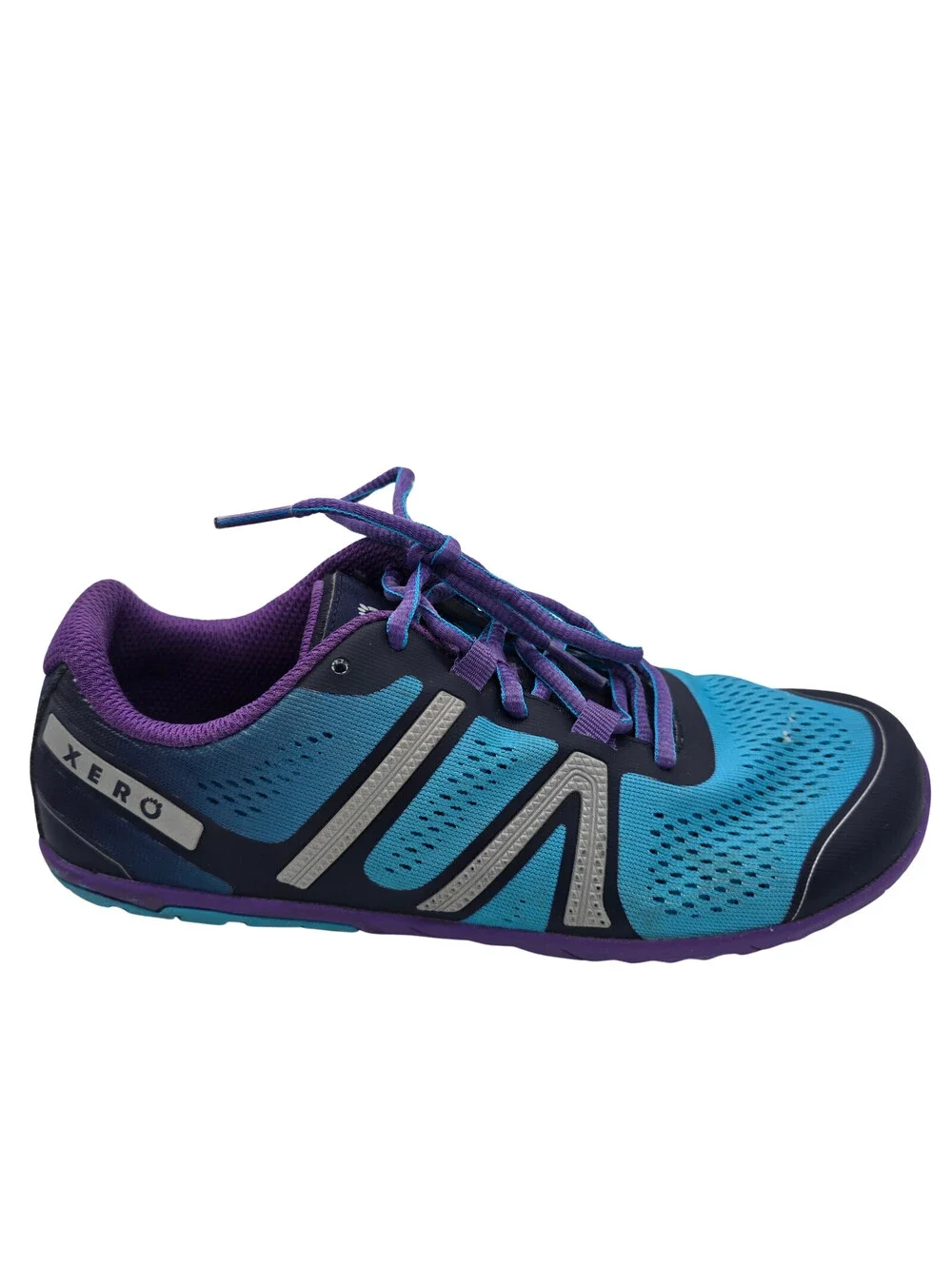 Xero HFS Barefoot Minimalist Running Shoes | Womens 9.5 | Purple/Blue